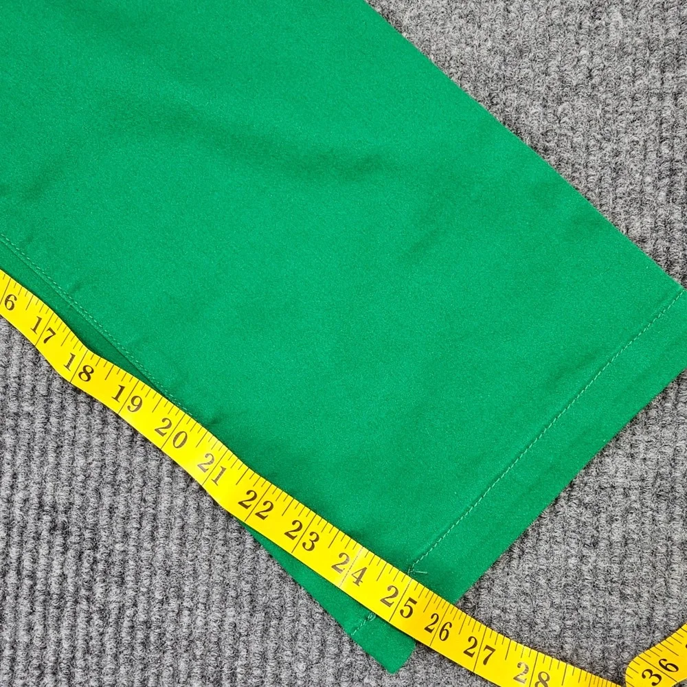 Nicole Miller Pants Womens 14 Green Soho High Rise Kick Boot Kelly Green - Picture 6 of 8